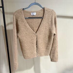 Old Navy Women's Beige Cardigan Sweater